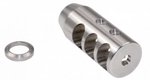 Sniper Muzzle Brake / Recoil Compensator for .223/5.56 NATO 1/2x28 Stainless Steel