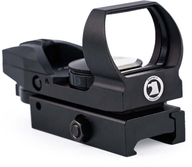 Osprey Global DSMR Quick Release 1x Reflex Red Dot Sight Multi Reticle Black