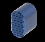 Rise Armament RA010BLU AR-15 Magazine Release Button Patriot Blue Aluminum