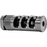 GrovTec US Inc GTHM315 G-Comp Muzzle Compensator Black Nitride Steel with 1/2"-28 tpi Threads for .223 Caliber (includes crush washer)