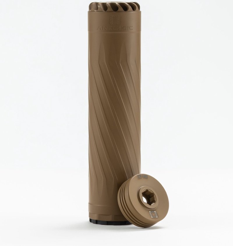 AnechoX 223 Titanium Suppressor 5.56mm FDE Finish