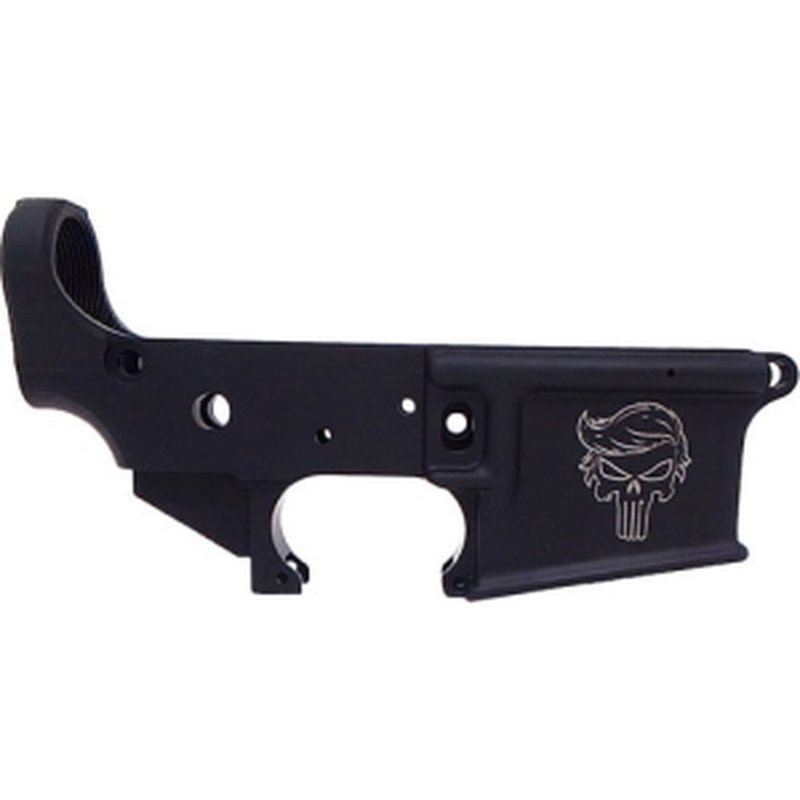 Anderson D2K067A025OP Lower AR-15 Stripped Receiver Trump Punisher Skull
