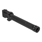 Lantac 9INE Threaded Fluted Barrel for GLOCK 17 - Black DLC
