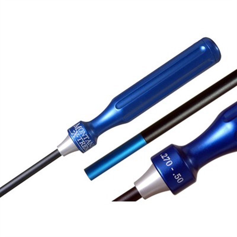 Western Powders Montana X-Treme .270–.50 Cal 1-Piece Coated Cleaning Rod 44 in (8-32F) Blue Handle
