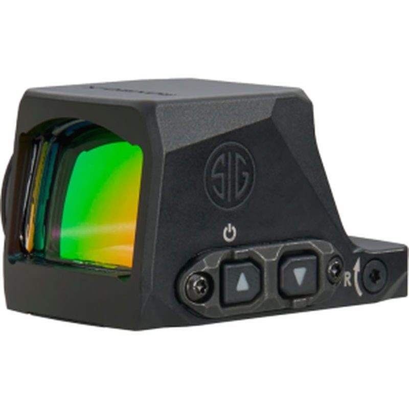 Sig Sauer Electro-Optics SORX1490 Romeo-X Enclosed Compact Red Dot Sight with RX Footprint Mount (1x24mm, 6 MOA Green Dot)
