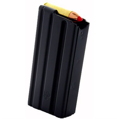DURAMAG AR-15 450 Bushmaster Stainless Steel Magazine Black 7-Round