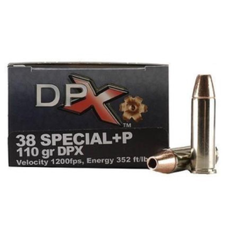 Cor-Bon DPX .38 SPL+P 110 Grain 20 Rounds Ammunition