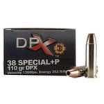 Cor-Bon DPX .38 SPL+P 110 Grain 20 Rounds Ammunition