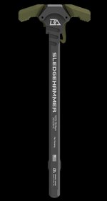 Breek Arms Sledgehammer Ambidextrous AR-15/M16 Charging Handle OD Green BRK6015RGREEN