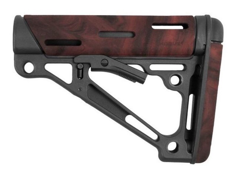 Hogue AR15/M16 OverMold Collapsible Buttstock for Comm. Buffer Tubes