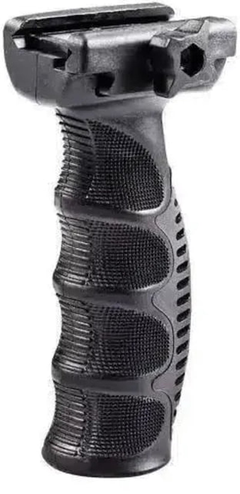 Roni EVG-BLK Ergonomic Vertical Foregrip with Rubberized Backstrap (Black)