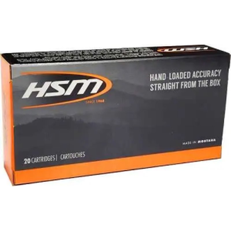 HSM .223 WSSM 55 Grain Hornady V-MAX Ammo 20-Pack