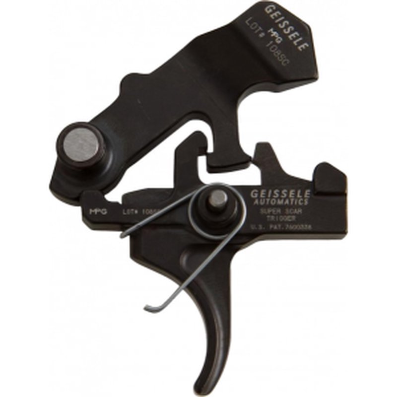 Geissele Automatics Super SCAR M4 Curved Two-Stage Trigger for FN SCAR 16/17