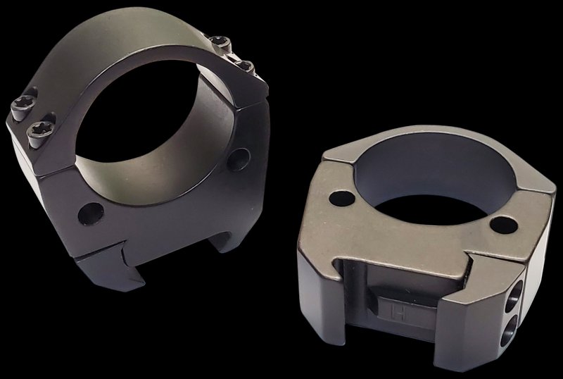 Talley Modern Sporting Scope Rings 35mm Tube 0 MOA Black Anodized Aluminum