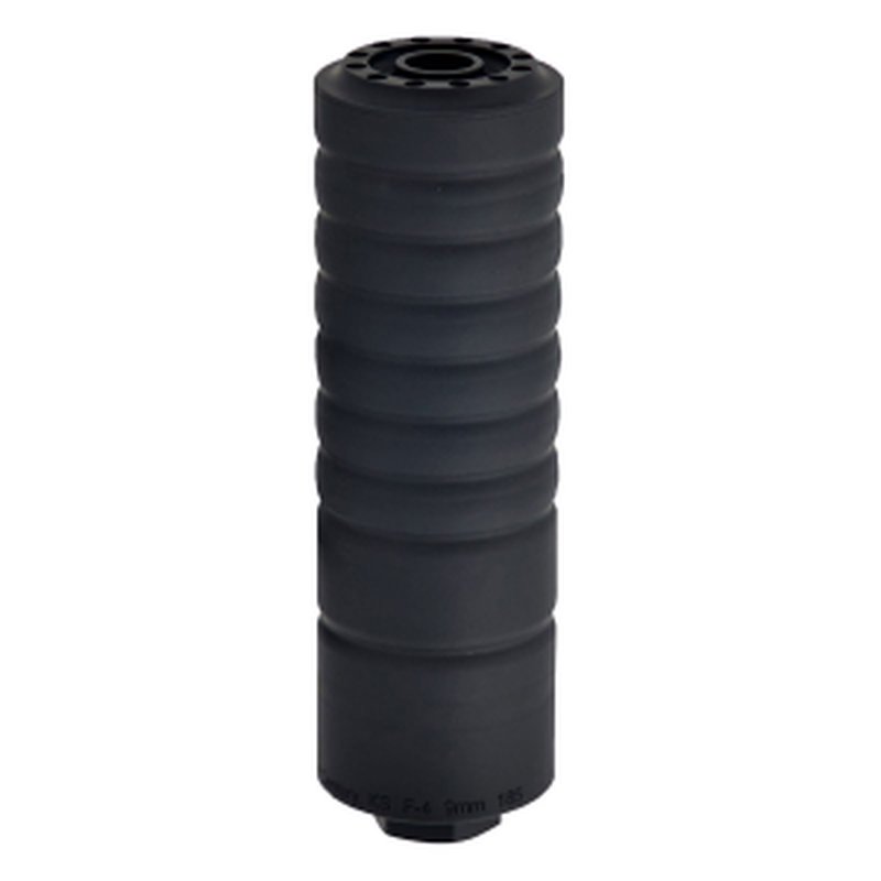 AB Suppressors F-4 9mm suppressor 1/2x28 flush mount (F4-1/2-28)