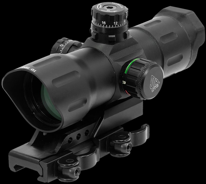 UTG ITA 6-Inch Red/Green T-Dot Tactical Sight with Offset QD Mount