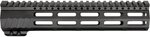 JE Machine Tech AR-15 Ultralightweight Minimalist Full Top Rail 10 in No Anti Rotation Tabs Black