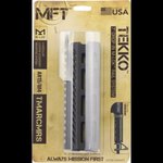 Mission First Tactical TMARCMRS Tekko Rail System AR-15 Carbine Black Hardcoat Anodized Aluminum 7" M-LOK