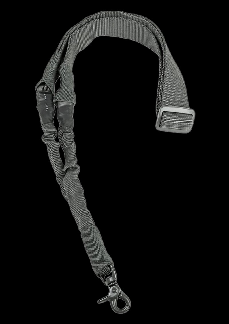 NCStar AARS1PU Single Point Sling Urban Gray Nylon 44-60 OAL Adjustable Bungee Rifle