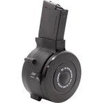 Iver Johnson AR-15 50-Round Drum Magazine .223 Rem/5.56 NATO Black Polymer