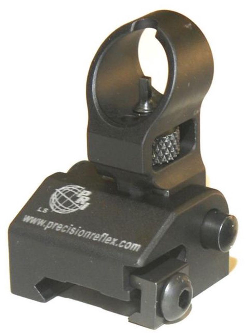 Precision Reflex Rail Mounted Flip Up Front sight w/ Thumb Wheel Adjustment