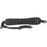Bulldog Cases Ribbed Rifle Sling Locking Swivels Black