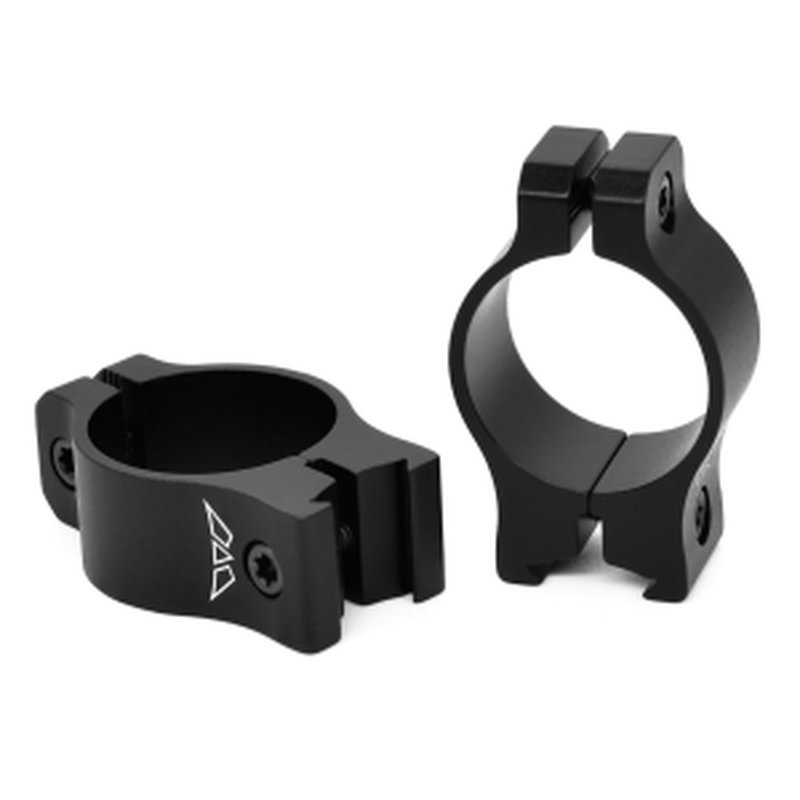 Warne Vapor 1in Low Matte Black Rimfire Scope Rings V420M
