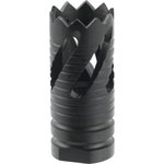 TacFire MZ10213B Thread Crown Muzzle Brake Black Oxide Steel with 5/8"-24 tpi Threads & 2.05" OAL for 308 Win AR-10