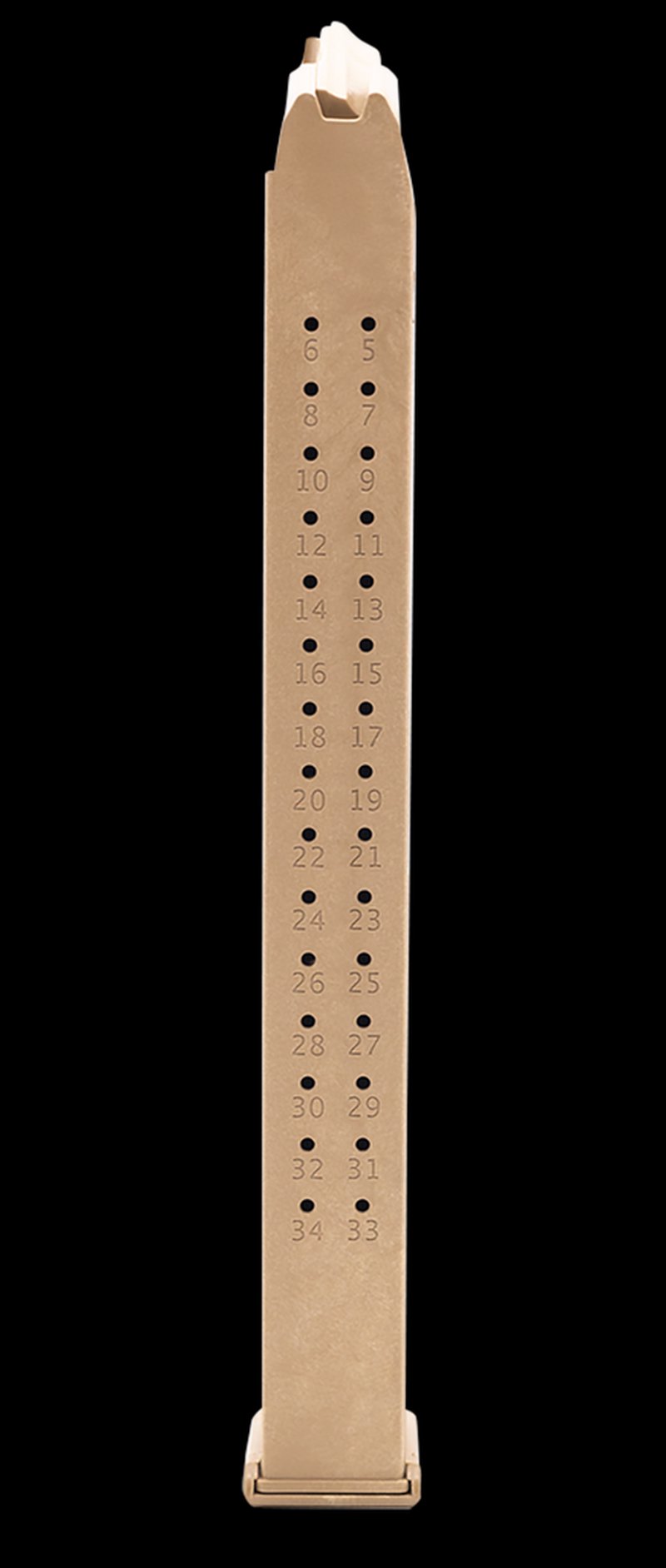 Toolman Tactical GL35C Glock 35-Round 9mm Polymer Magazine (FDE)
