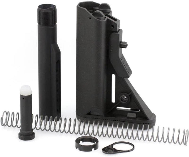 JE Machine Tech AR-10/15 Mil-Spec Sopmod Buttstock Combo PS-ST7B+PS-BTM Combo