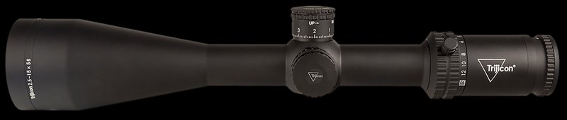 Trijicon Credo 2900036 2.5-15x56mm Rifle Scope 30mm Tube LED Red MRAD Center Dot