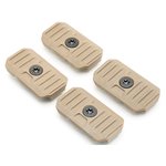 Strike Industries AR Cable Management Rail Cover Short FDE (4pc/set)