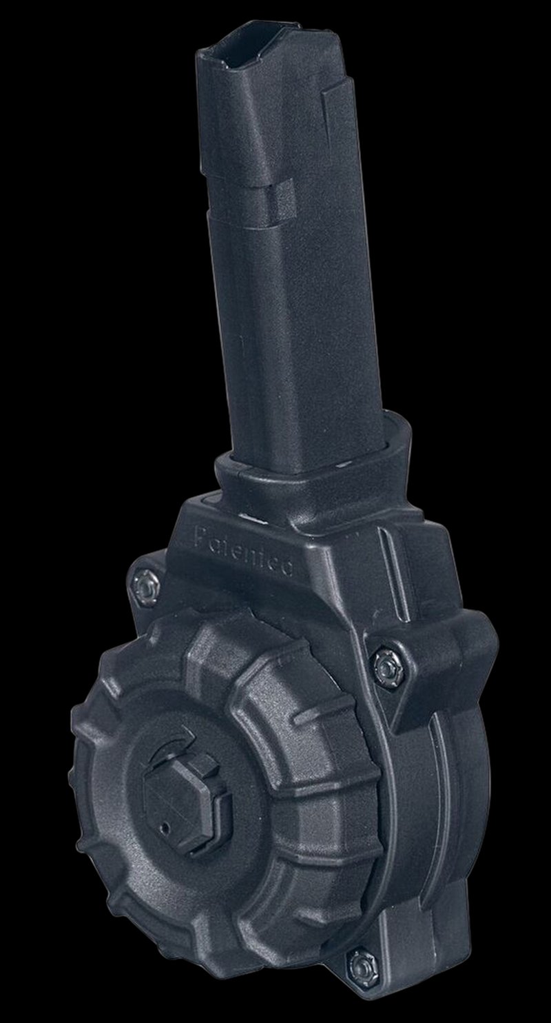 ProMag DRMA35 9mm Luger Drum Magazine Glock 43X/48 DuPont Zytel Polymer