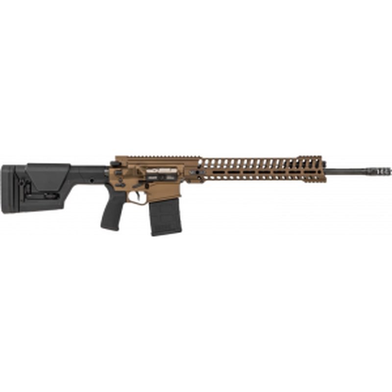 Patriot Ordnance Factory 01565 Revolution Gen4 6.5 Creedmoor 20" 20+1 Burnt Bronze Adjustable Magpul PRS Stock 14.5" M-LOK