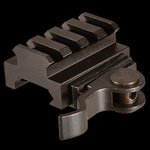 AimShot MT61172 Picatinny Quick-Release Mount 1.56in Matte Aluminum