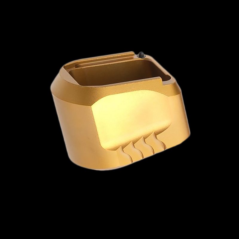Tyrant CNC TDMPMAGEXFSGOLD Magazine Extension for Smith & Wesson M&P Full-Size 9mm/.40 S&W