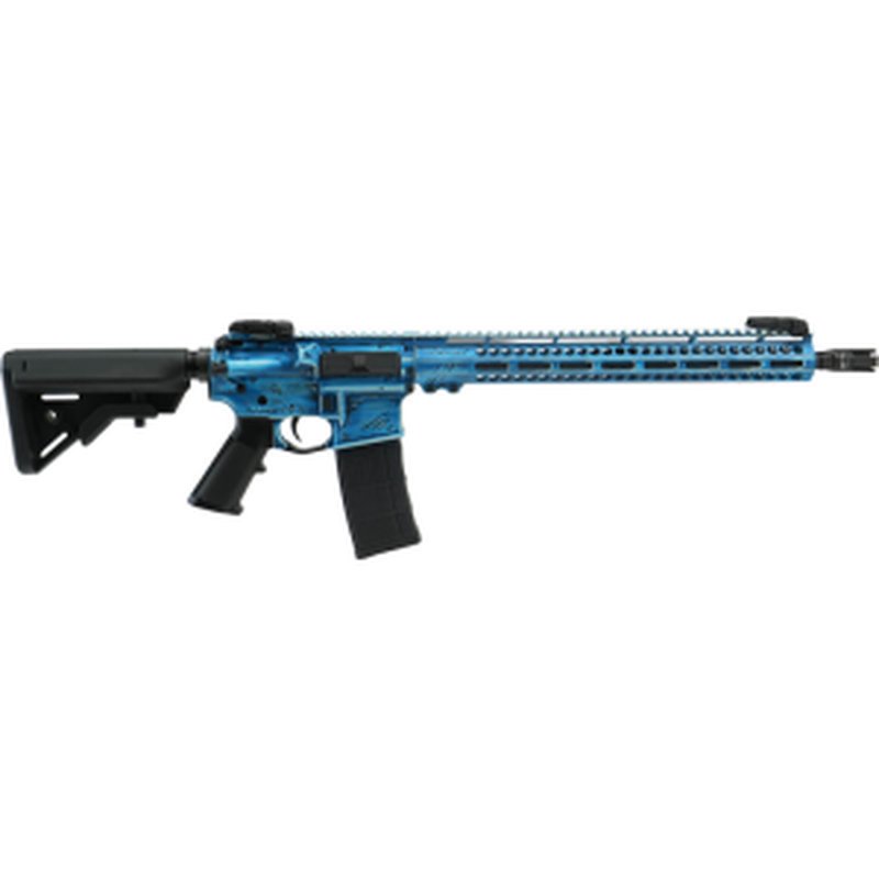 New Frontier Armory TACRMW Frontier Gtac Manga Warior Lower Receiver 16" Cerakote Blue