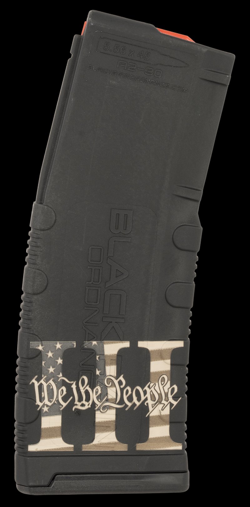 Black Rain 30-Round AR-15 Magazine 5.56 NATO/.223 Polymer We The People Engraving MAG303PERCENT