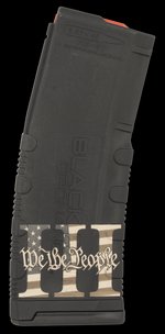 Black Rain 30-Round AR-15 Magazine 5.56 NATO/.223 Polymer We The People Engraving MAG303PERCENT