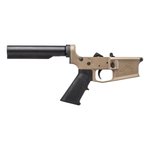 Aero Precision M4E1 Carbine Complete Lower Receiver with A2 Grip, No Stock - FDE Cerakote - APAR600113