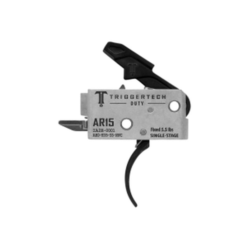 TriggerTech AH0SDB55NNC Duty Single-Stage Curved Trigger for AR-15 (5.5 lb)