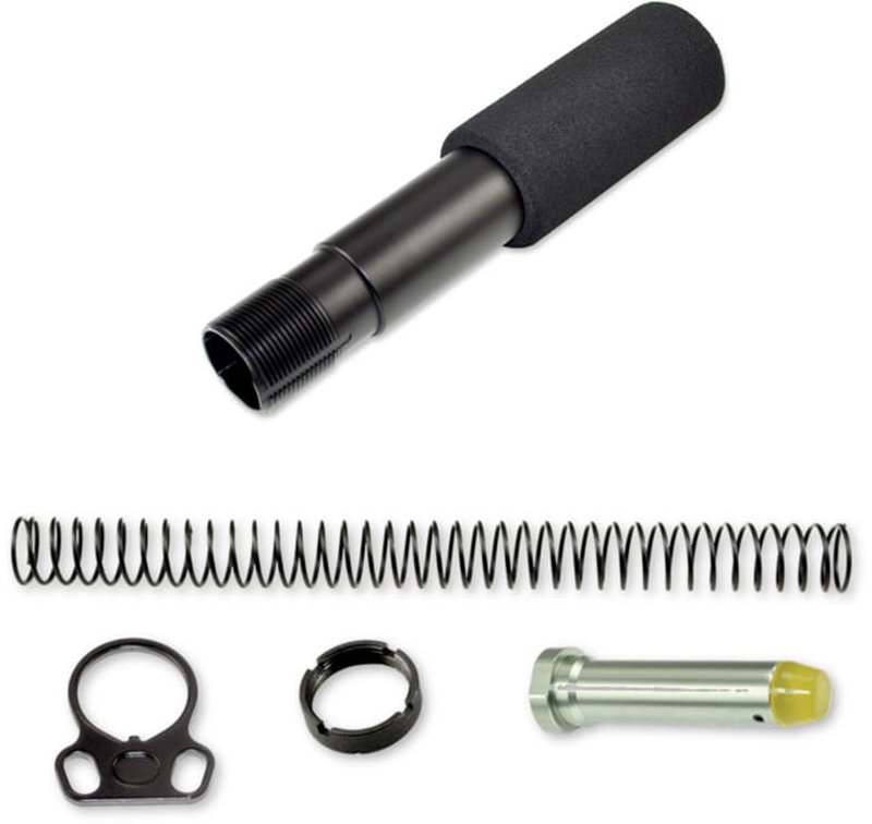 Presma AR15 Pistol Buffer Foam Tube Kit w/ Dual Sling End Plate