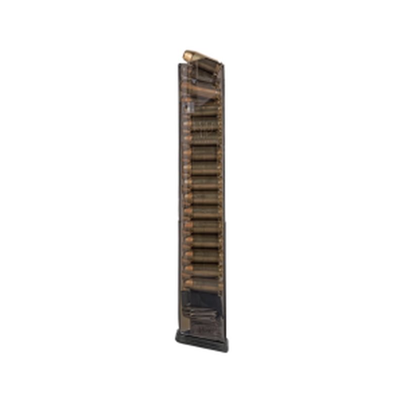 ETS 30-Round Extended .40 S&W Glock Magazine (SMKGLK22210) Smoke Polymer