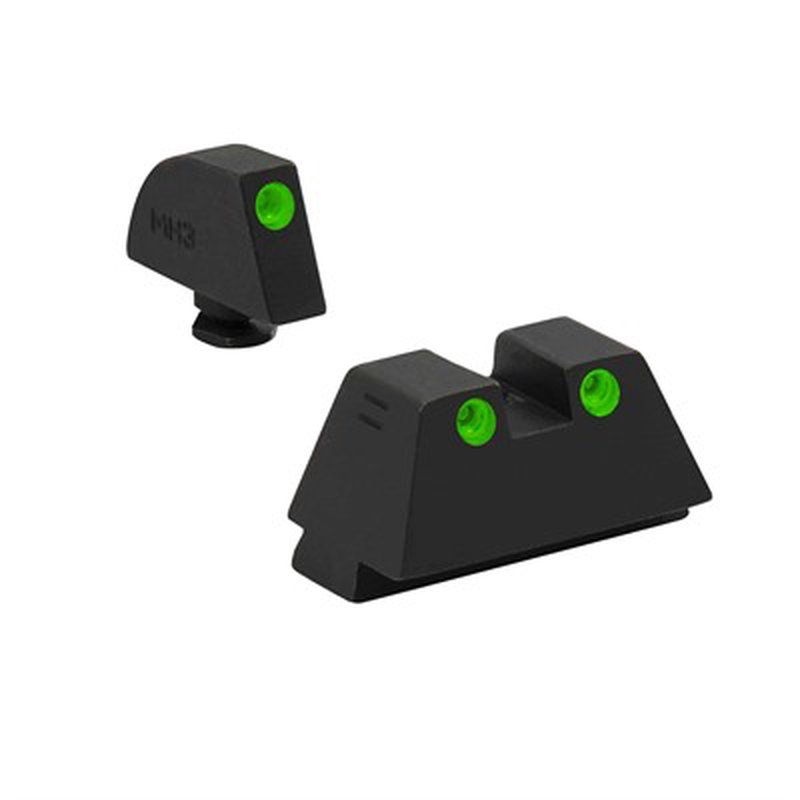 Meprolight Tru-Dot Tritium Night Sight Set for Glock 3-Dot Green