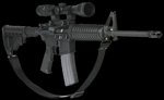 Max Ops SPT4 Duty Tactical Sling 11 inch OAL Black Webbing Two-Point