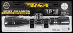 BSA Sweet 350 Legend 3-9x40 AO Rifle Scope 1in Tube 30/30 Reticle Weaver Rings