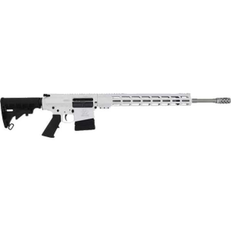 Great Lakes Firearms and Ammunition GLFA AR-10 Rifle 6.5 Creedmoor 20 Inch Stainless White