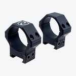 RITON OPTICS 30mm Light Picatinny Rings - 12mm Black