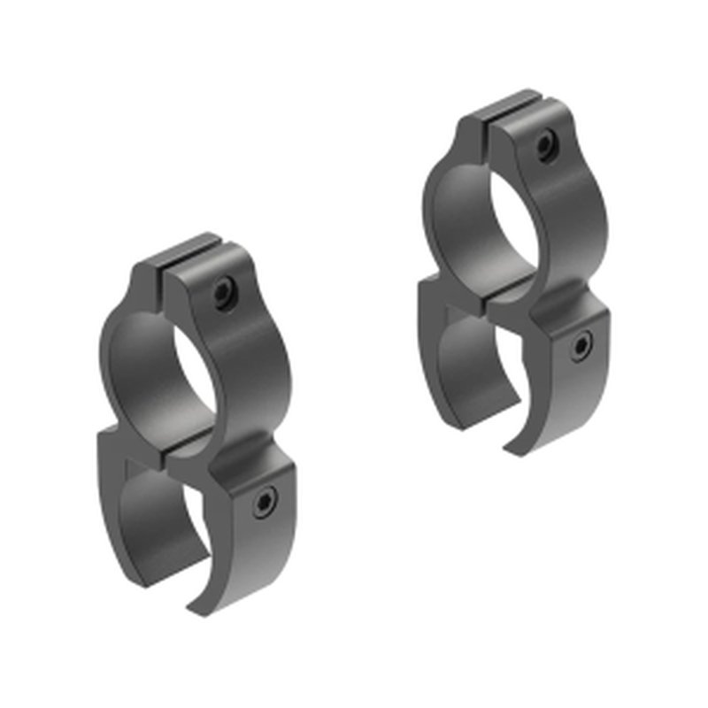 Leupold 1\" Rifleman See-Thru Rimfire Scope Rings 3/8\" Grooved Receiver Matte Black