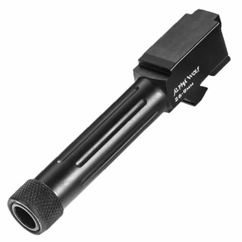 Lone Wolf AlphaWolf Threaded Barrels Glock 9mm 1/2-28